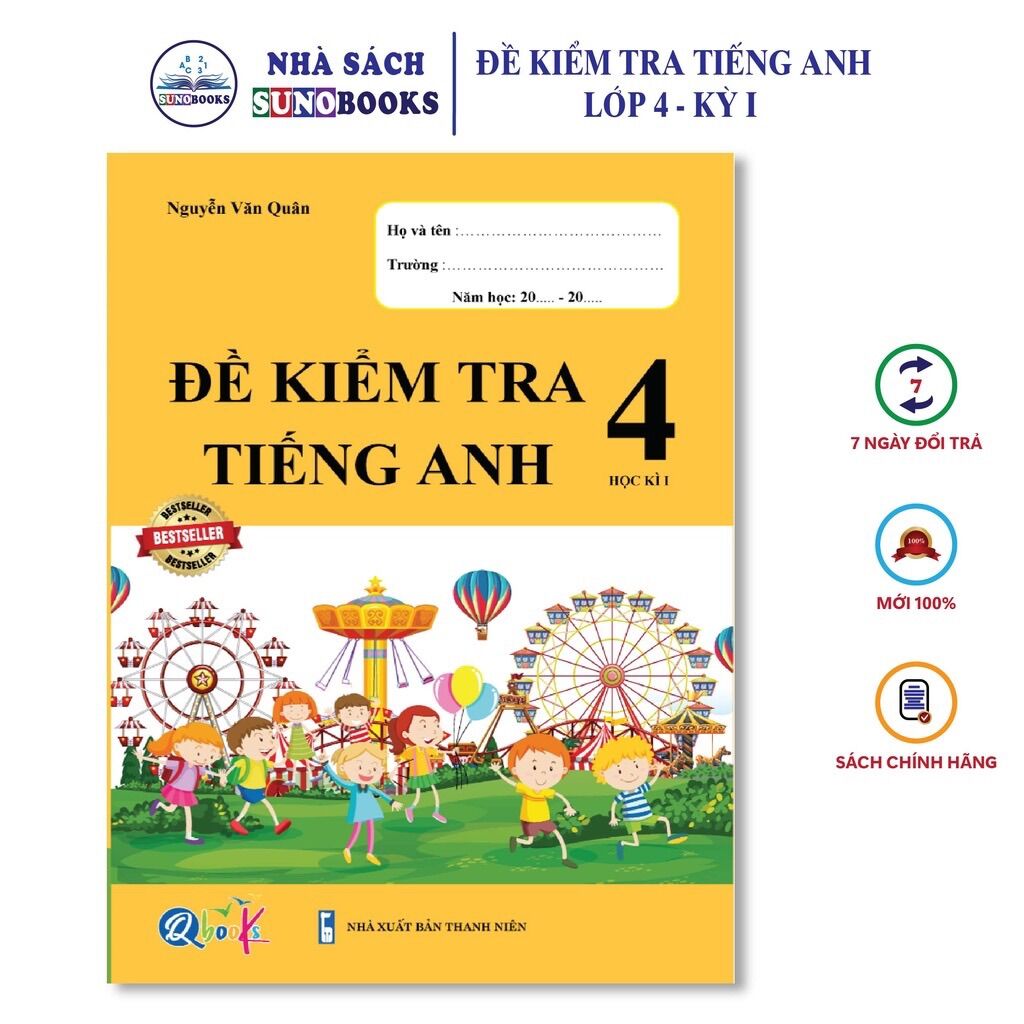 Sách - đề kiểm tra tiếng anh 4 - tập 1