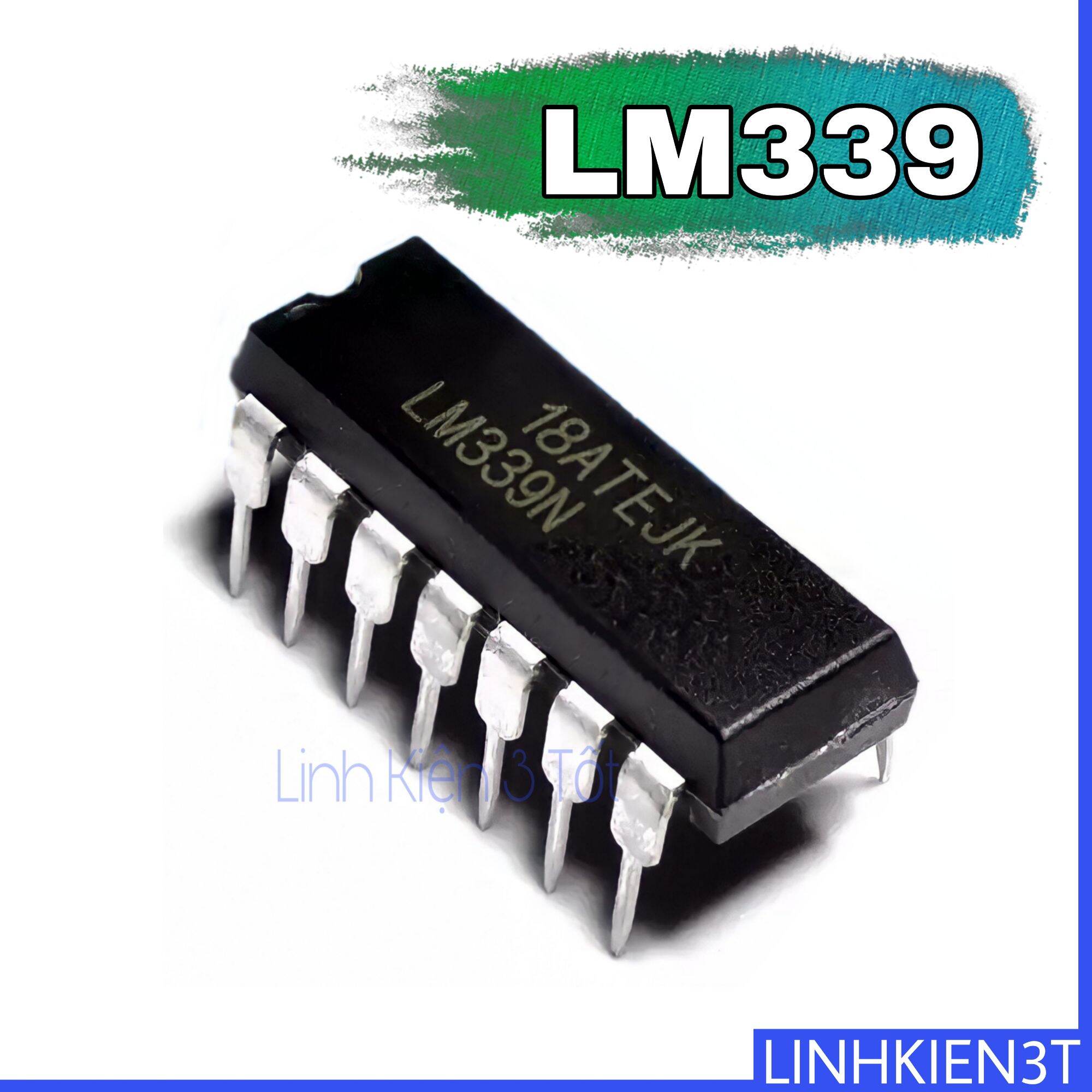 ( Túi 2 con) IC so sánh LM339 LM339N 14 chân cắm loại tốt