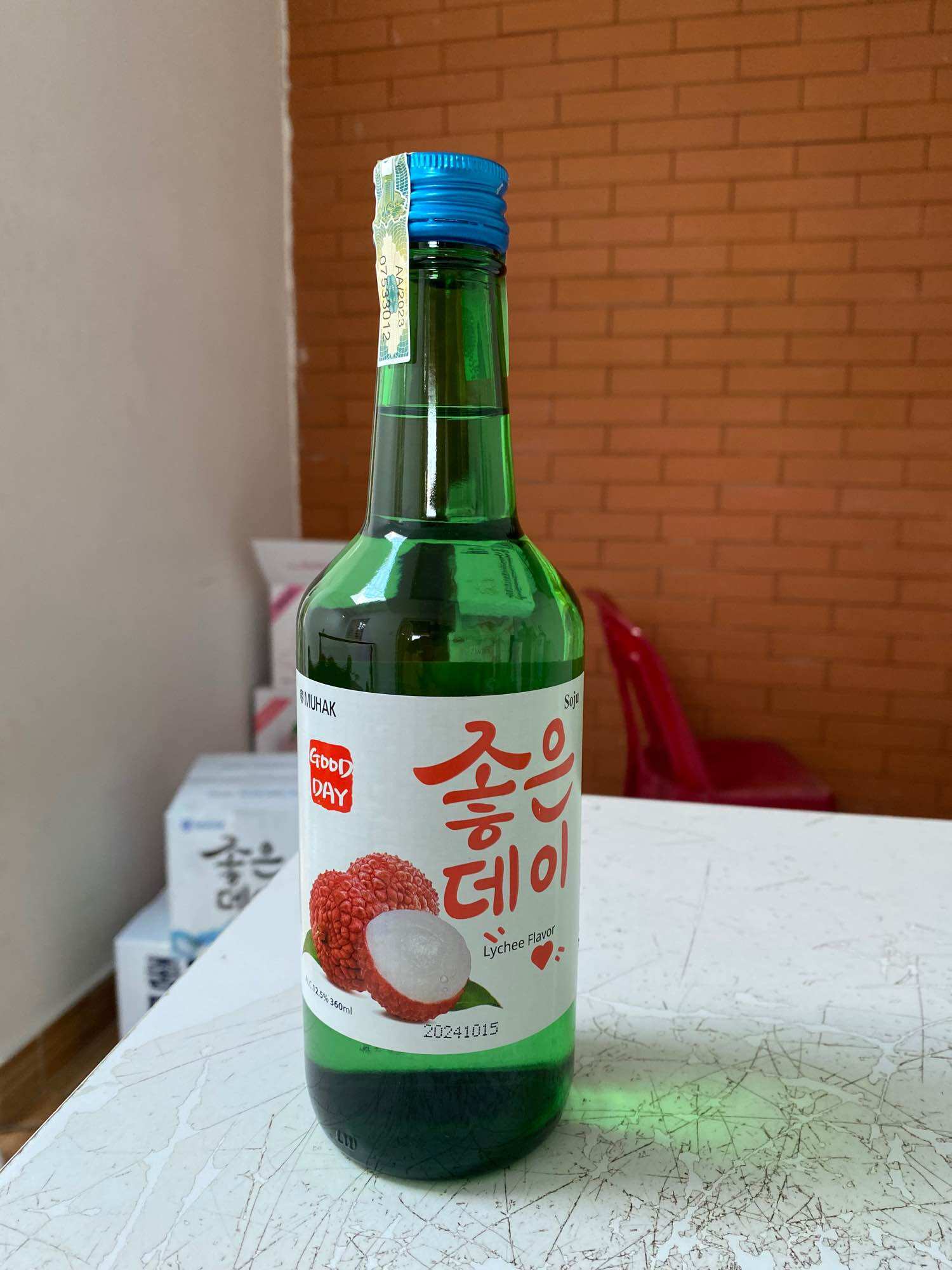 Sô Chu Soju Việt Nam GOOD DAY LYCHEE 12.5% 360ml-Vị Vải