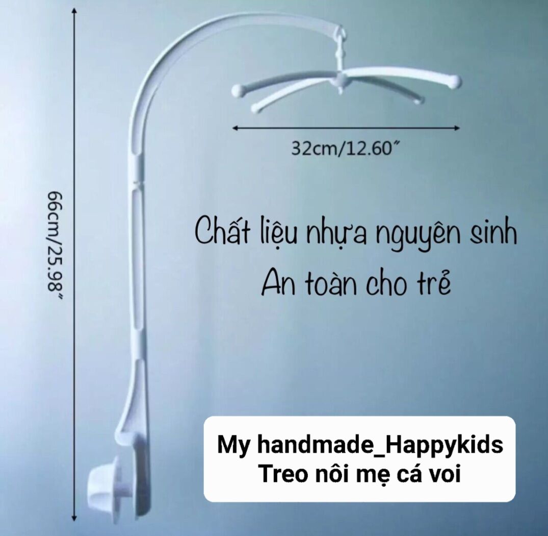 [HCM]Combo Treo nôi trắng đen đầy đủ cho bé 