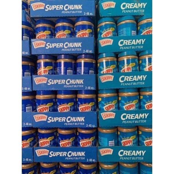 Bơ đậu phộng Skippy Creamy và Skippy Super Chunk 1.36kg Peanut Butter siêu ngon của Mỹ Date 11/23