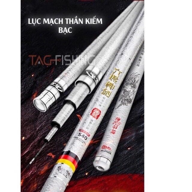 Cần câu đài lục mạch thần kiếm bạc 5h-chính hãng guide