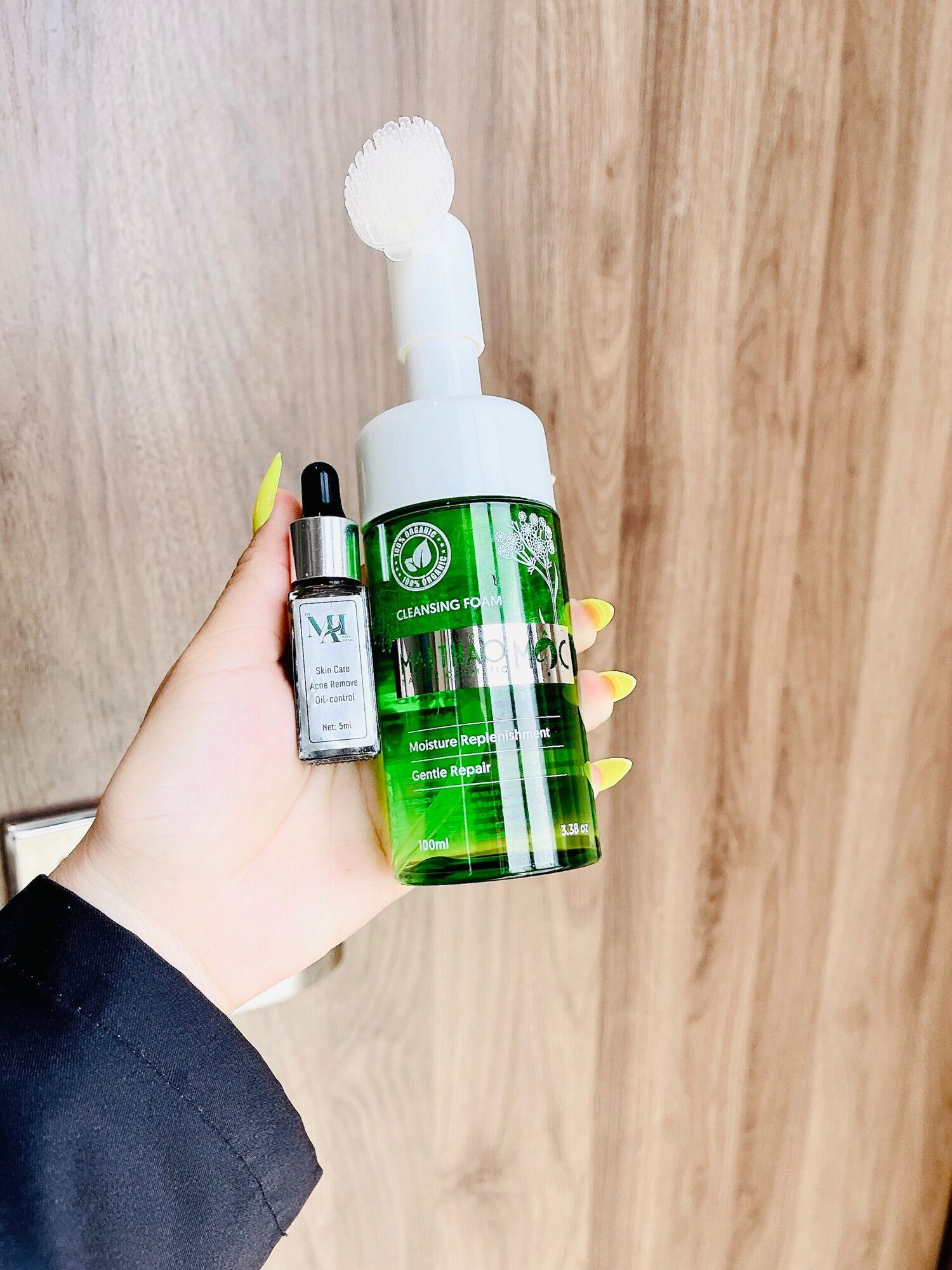 Combo Mụn Dr Mai nguyên chất và mix saffon