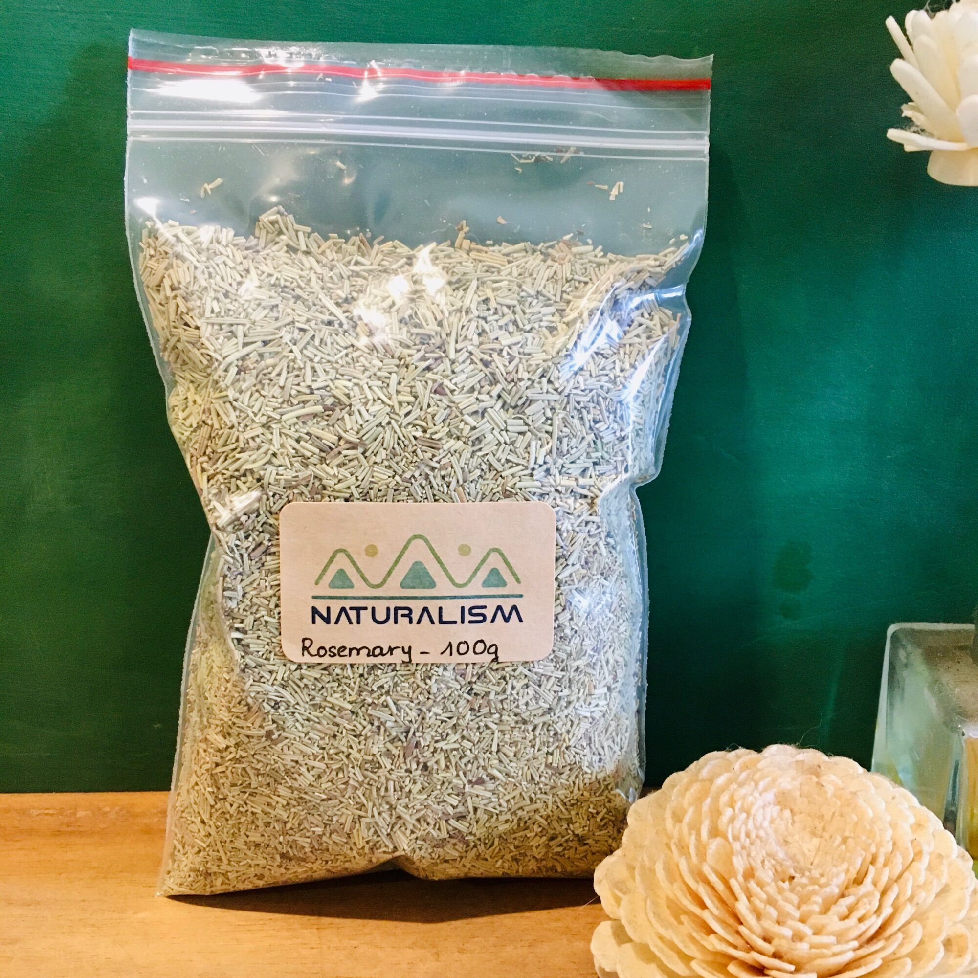 50g Hương Thảo khô Rosemary lá gia vị tây