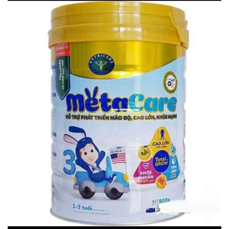 Sữa bột Metacare 3 900g (Cam kết chính Hãng, Date mới)
