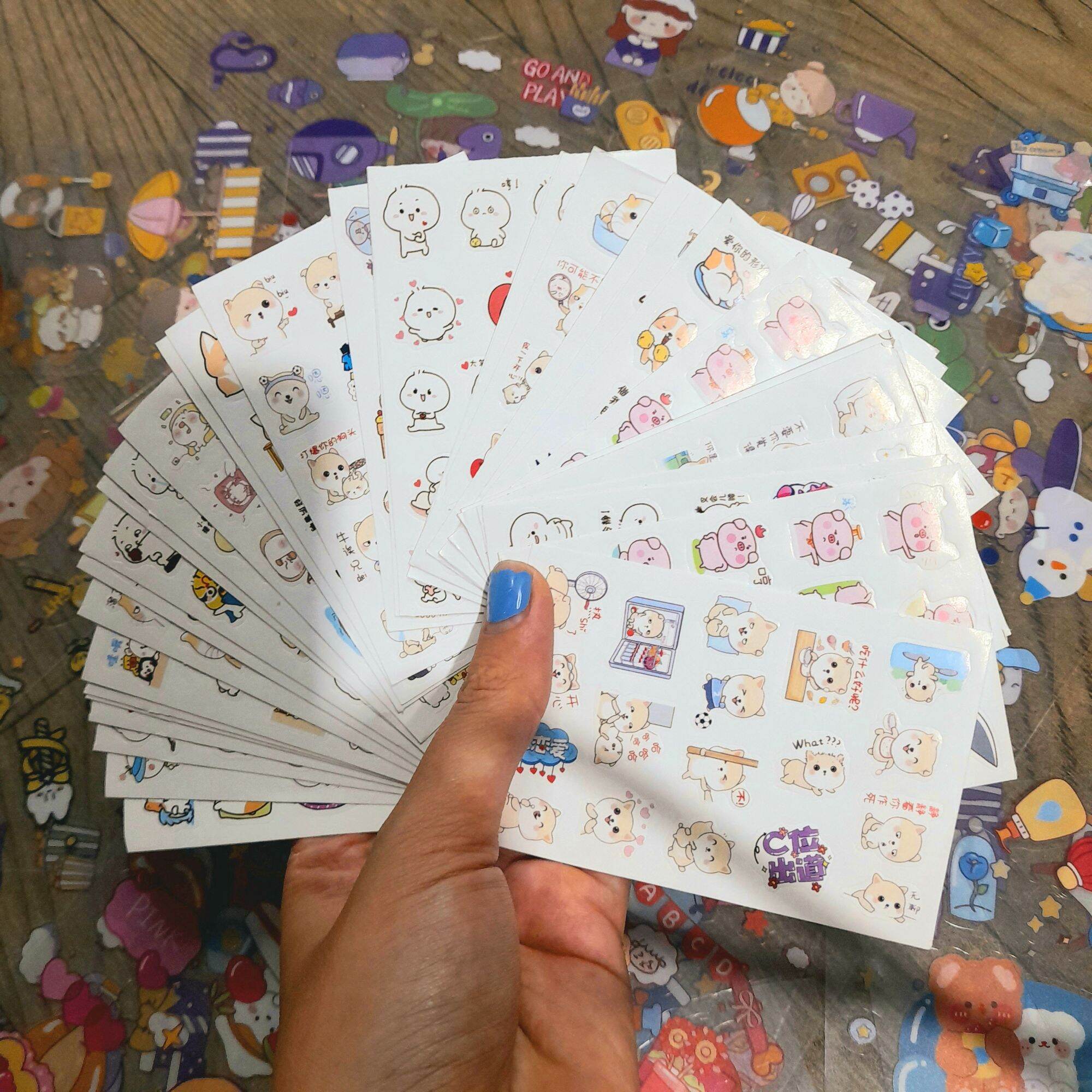 [1 TẤM] Sticker nhãn dán dễ thương (Giao họa tiết ngẫu nhiên)