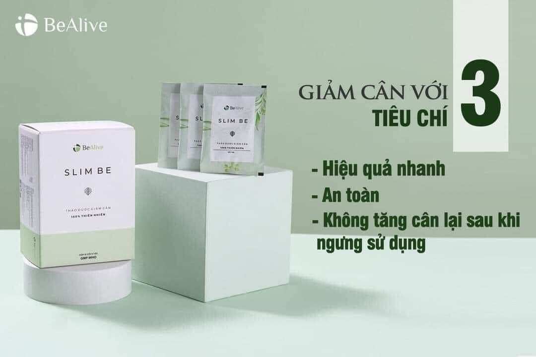 Giảm cân slim be của bealive giảm cân cường anh
