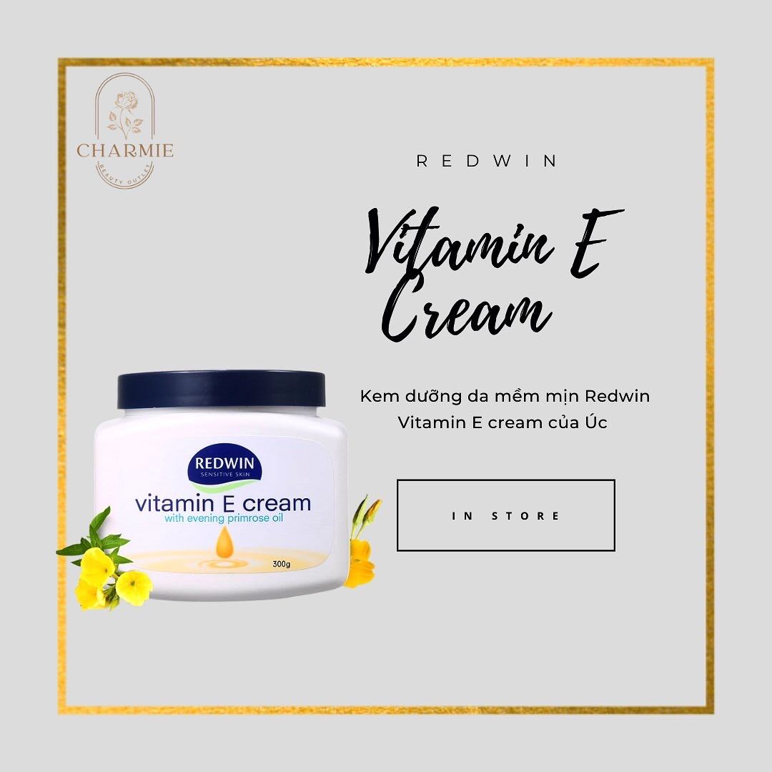 Kem dưỡng ẩm Vitamin E Redwin