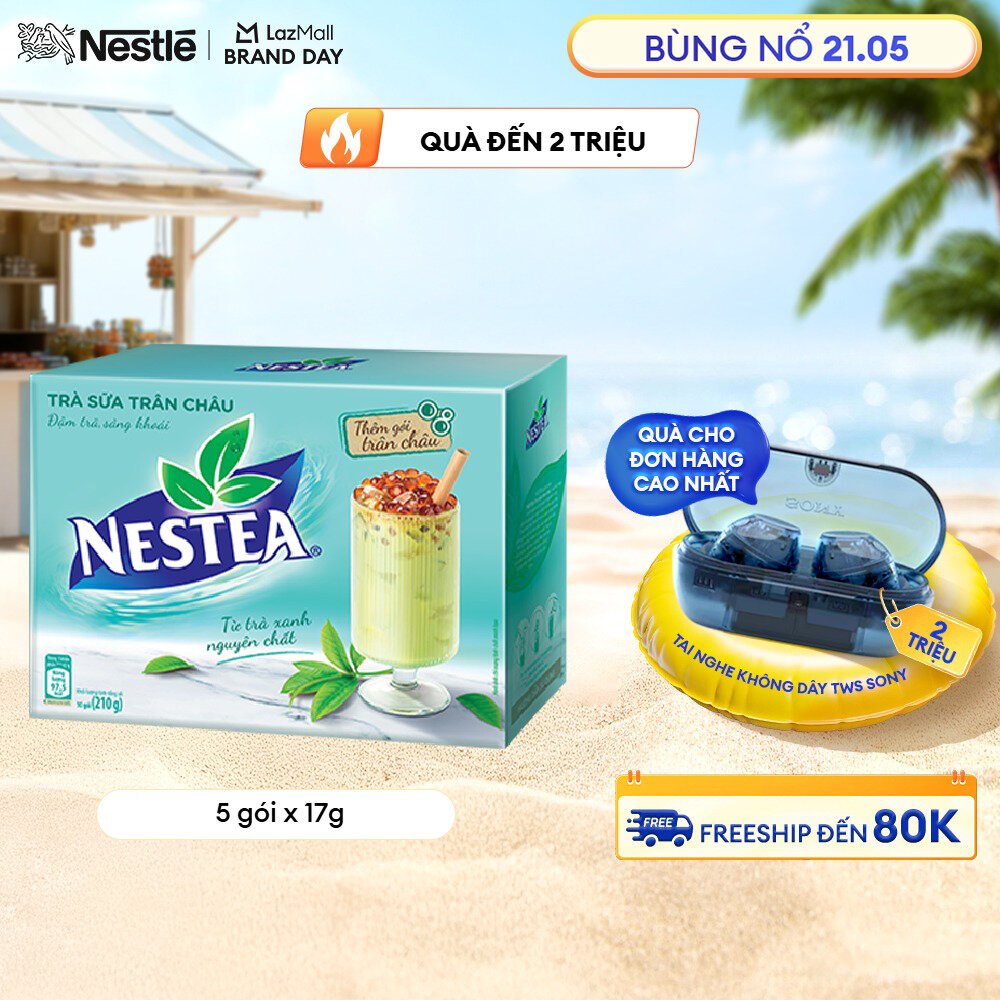 [FREESHIP TOÀN QUỐC] Trà sữa NESTEA trân châu (hộp 5 gói x 17g)