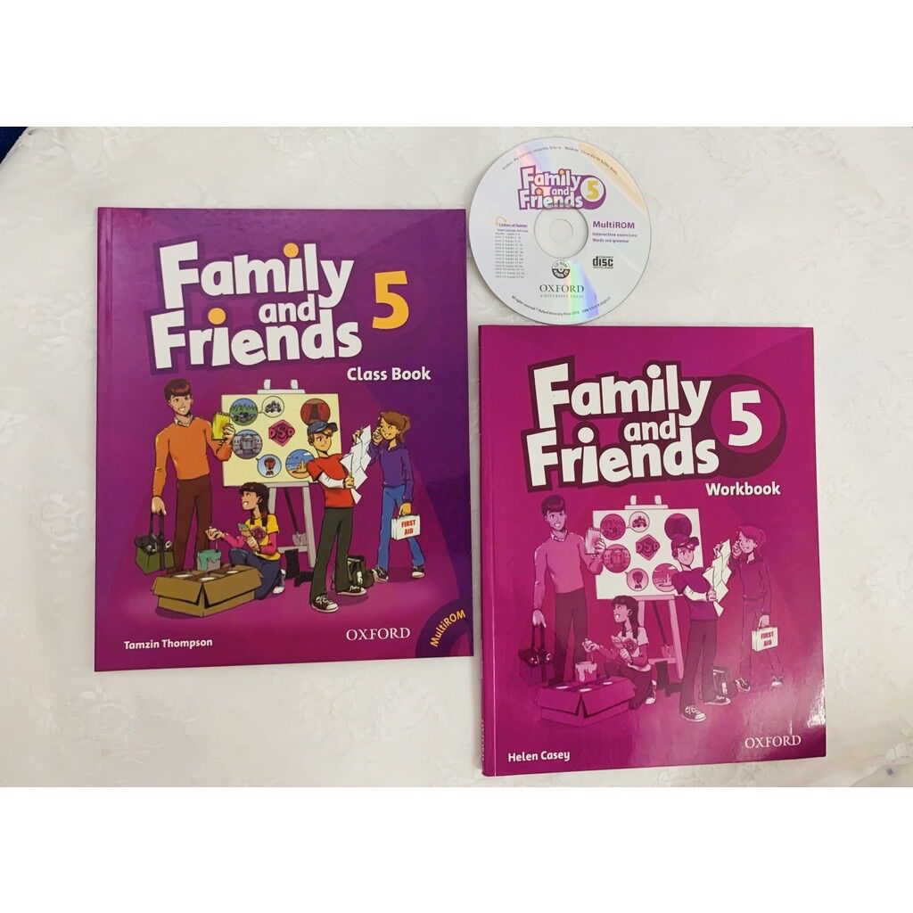 Sách - bộ family and friends 5 - bản 1st