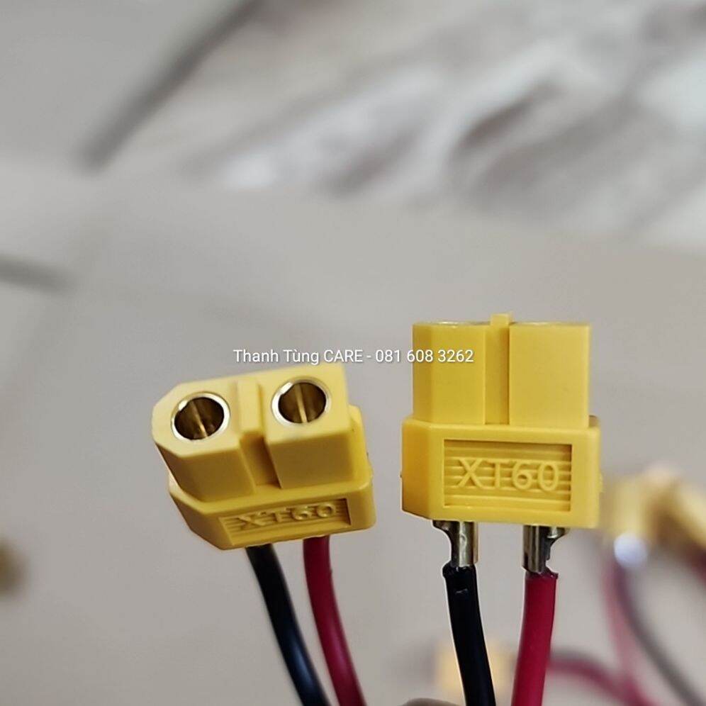 [XT60 Hàn Sẵn Dây] Rắc XT60 đã hàn sẵn dây cho xe điện, đồ dùng điện