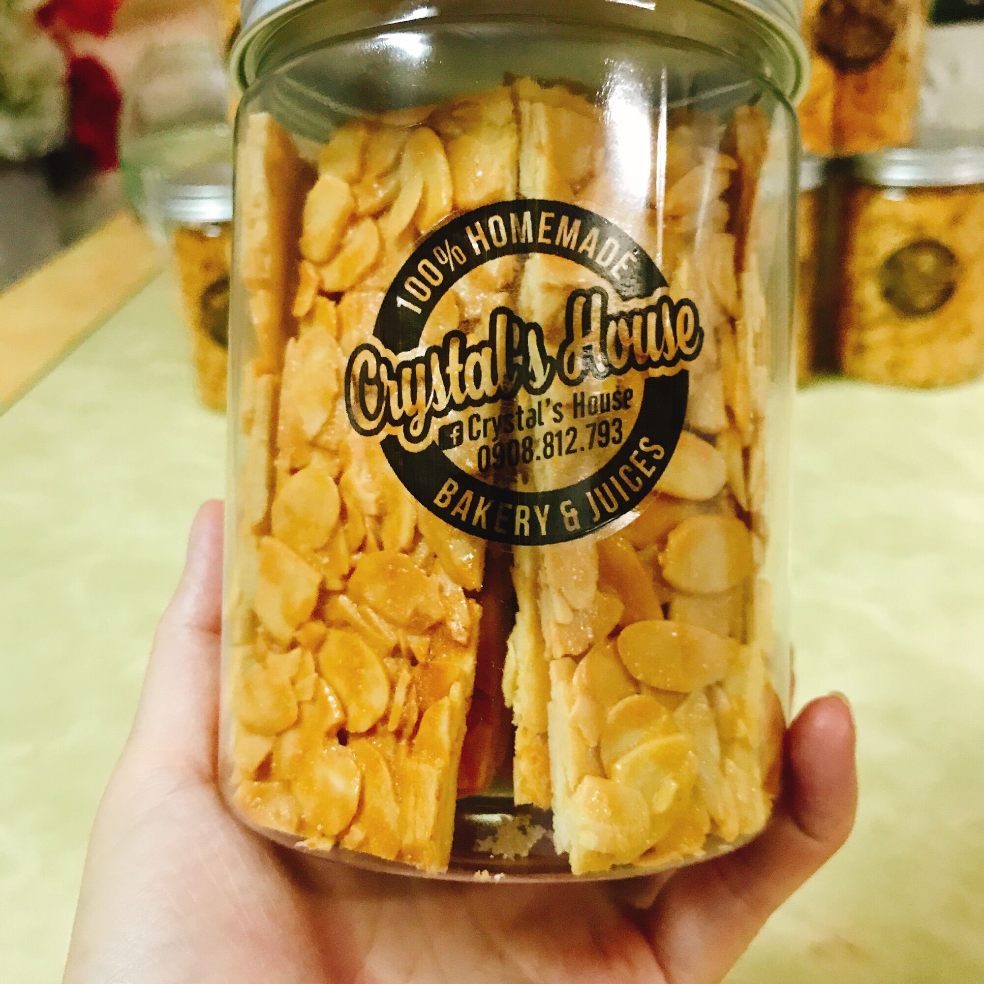 [HCM]Bánh Hạnh Nhân Ăn Kiêng Giảm Cân Healthy Siêu Ngon-Đặc Biệt Không Chất Bảo Quản và Chất Phụ Gia (200gr/hộp)