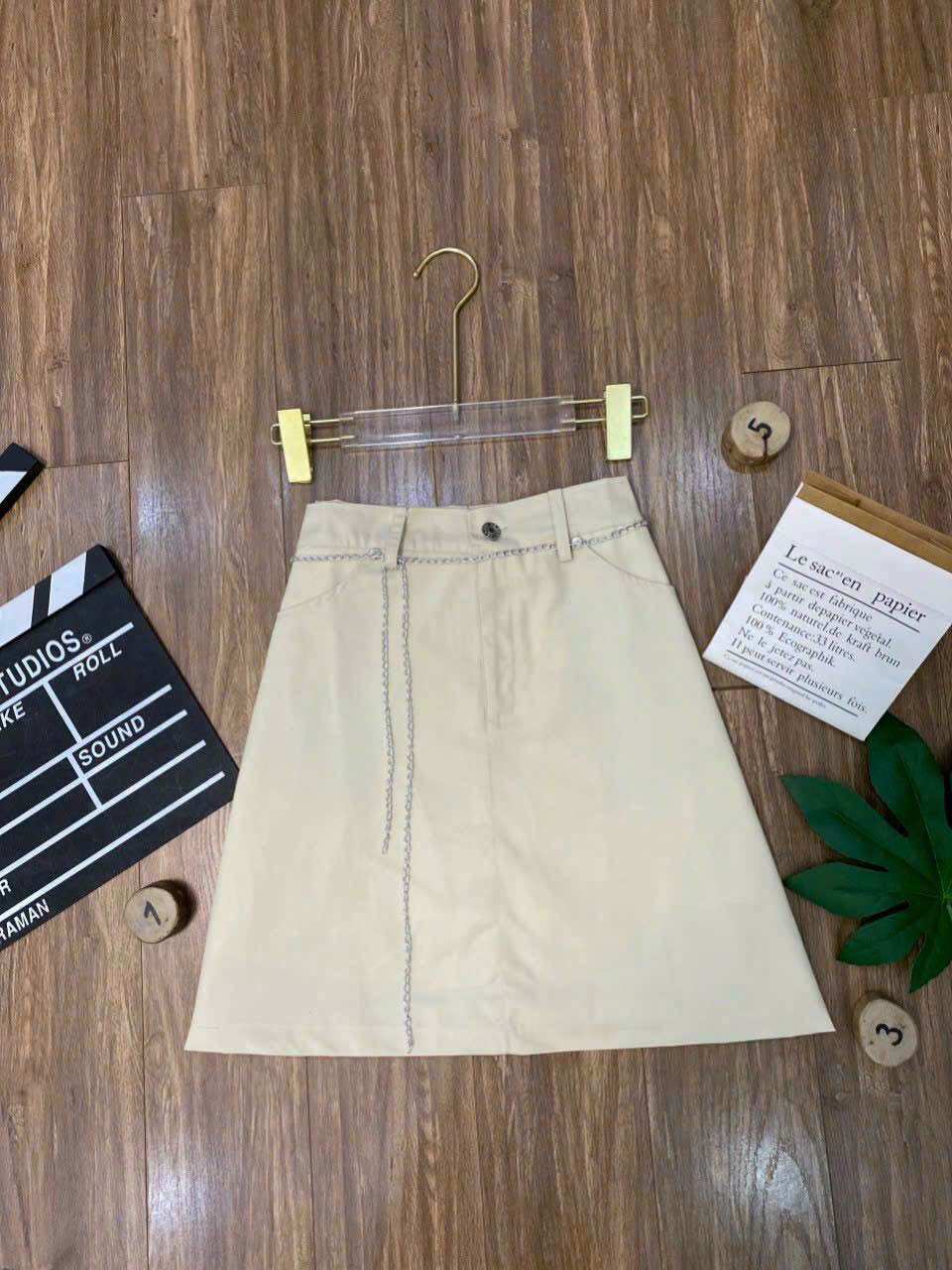 (SHOP BIGSIZE NỮ 50KG ĐẾN 90KG) chân váy A kaki