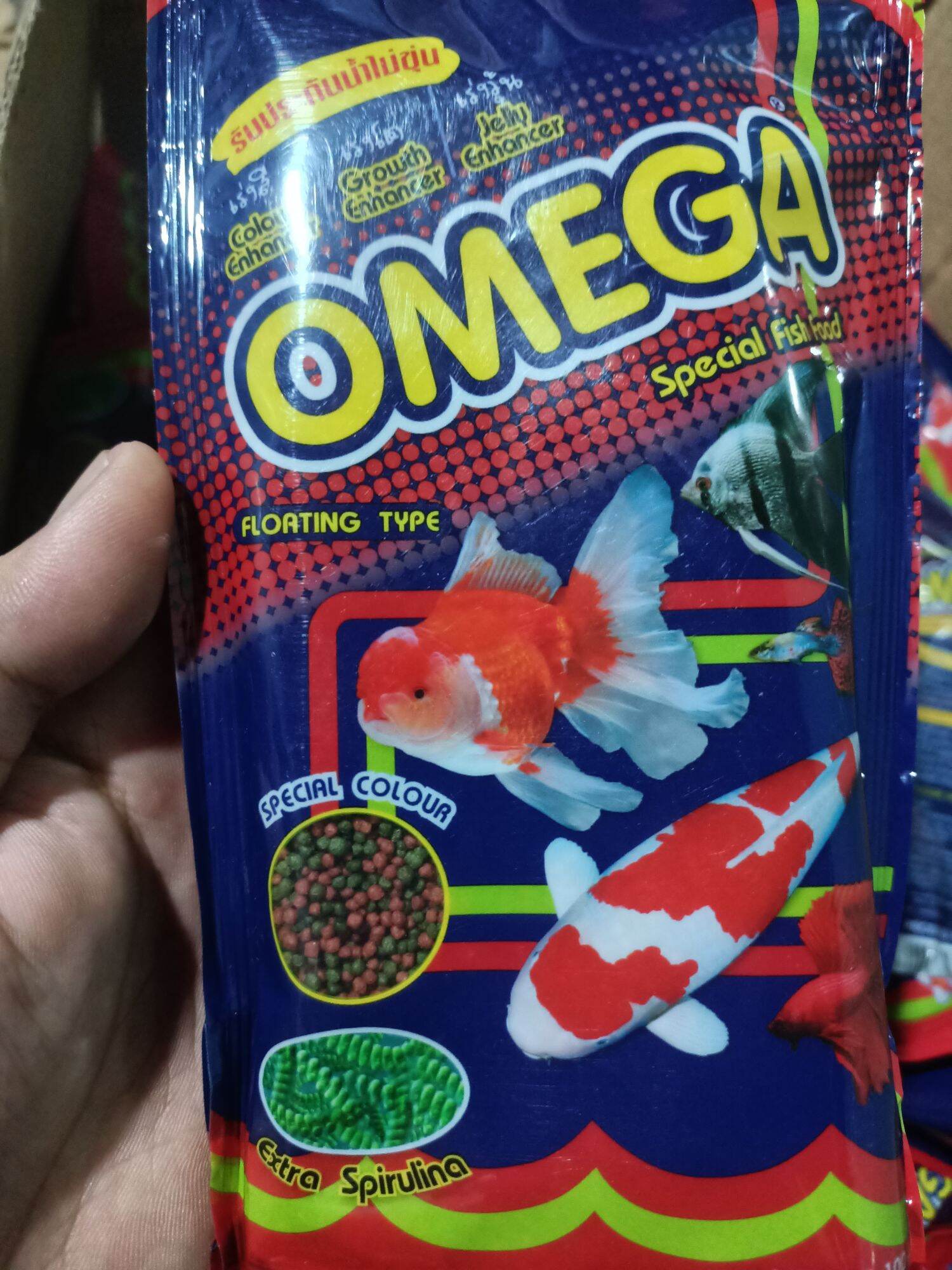 Cám omega thái lan túi 500g , cám cá cảnh , thức ăn cho cá , omega
