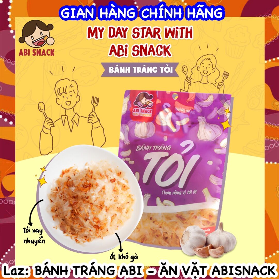 Bánh tráng tỏi Abi