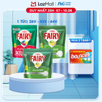 Viên Rửa Chén 3IN1 Fairy All In One/Platinum Túi 26 Viên/42 Viên/64 Viên - Châu Âu