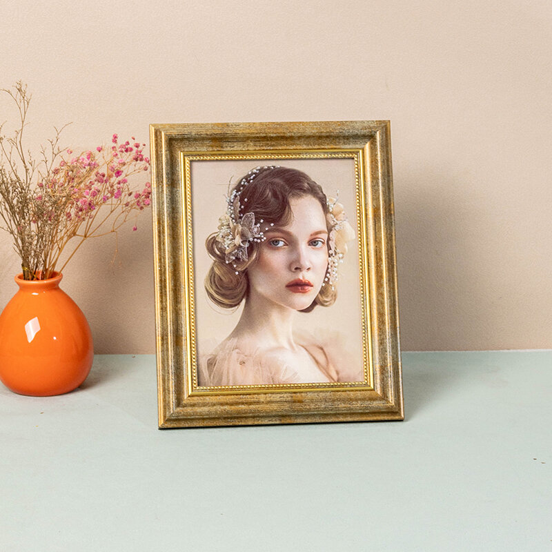Sáng Tạo Bắc Âu Mỹ Retro Khung Ảnh 7 8k 10 12 Inch Treo Tường Khung Ảnh Với Chất Liệu Nhựa Và Hình Chữ Nhật