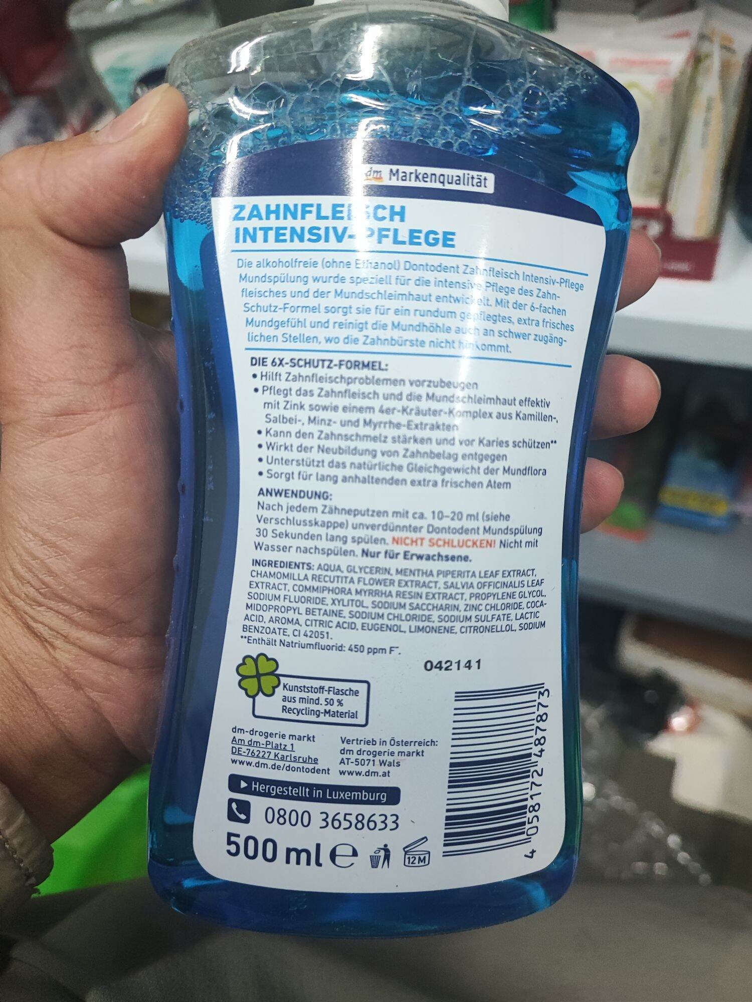 nước súc miệng donto dent 500ml
