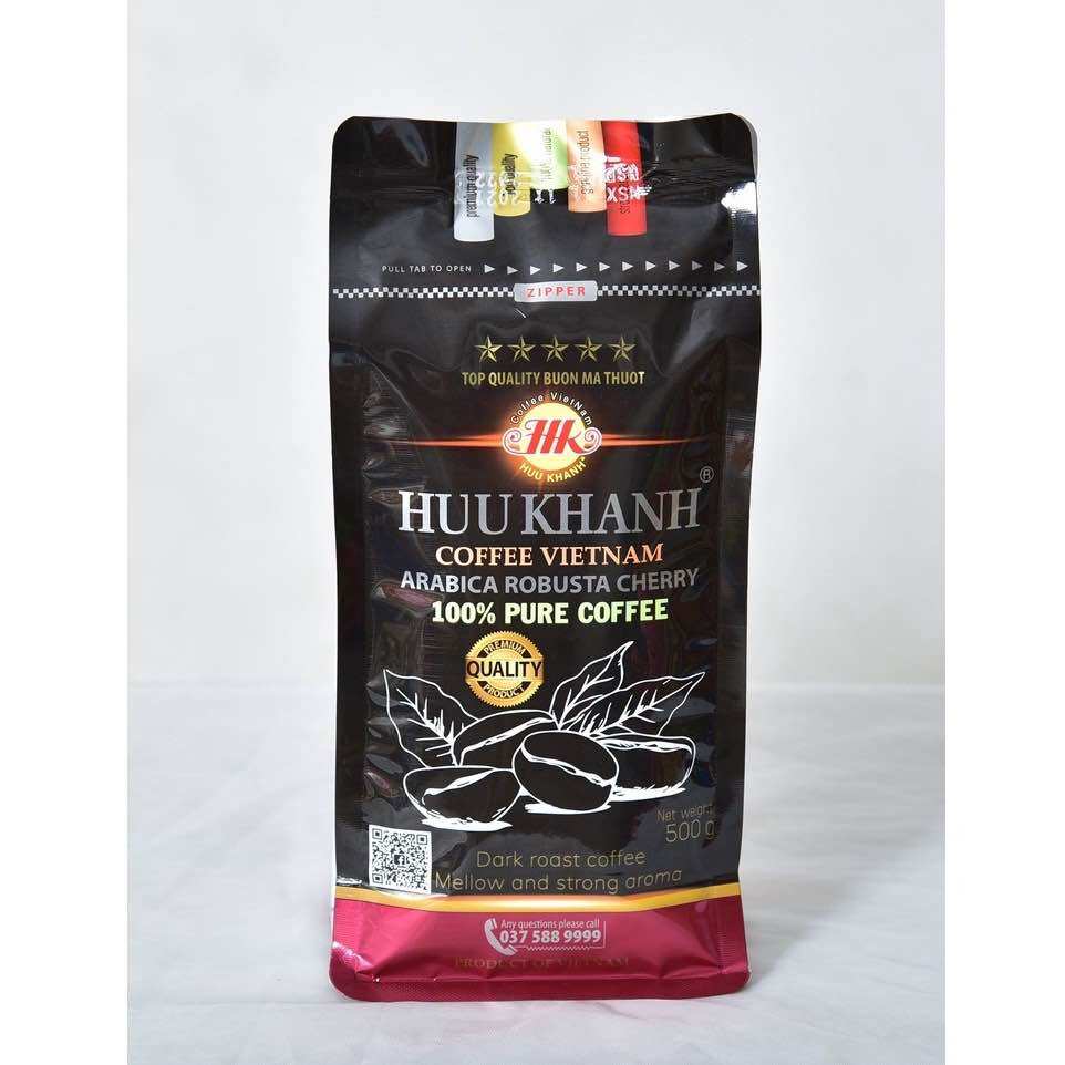 Cà phê HỮU KHÁNH - HK 5SAO (bịch 500gr)