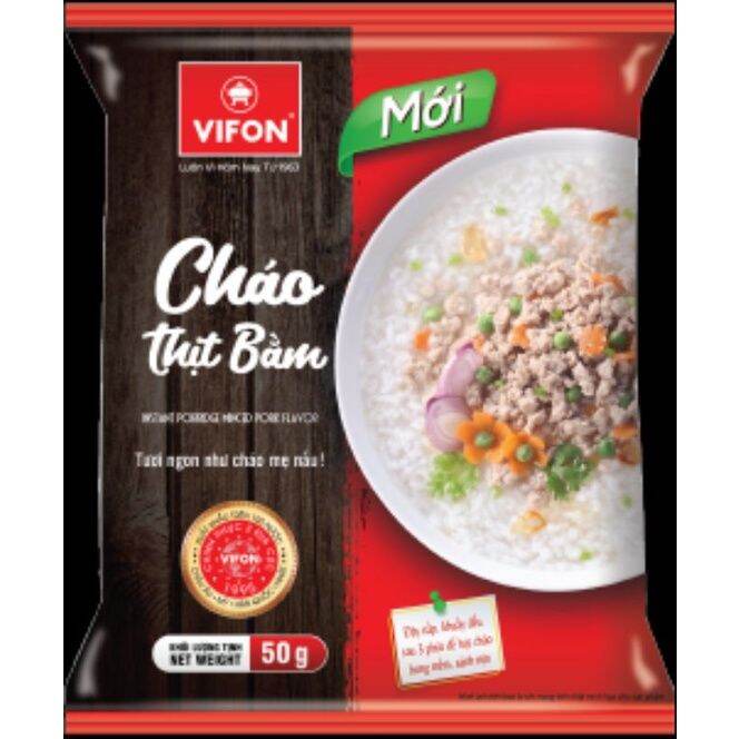 20 gói cháo thịt bằm, cháo cá vifon