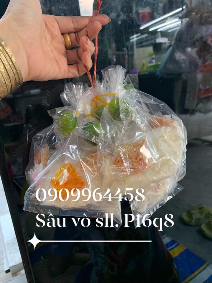 [HCM]Bánh tráng sâu vò 25k/10b.