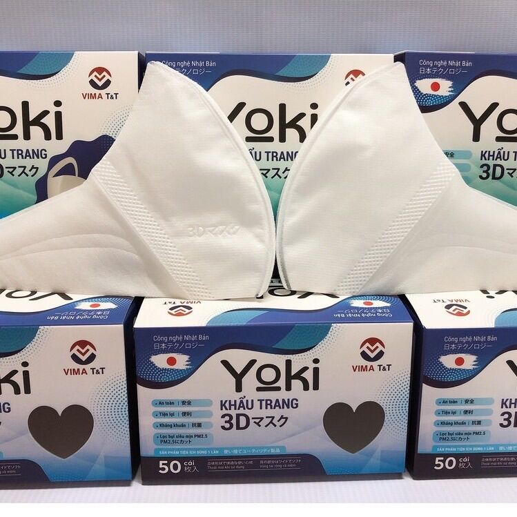 Hộp 50 cái Khẩu Trang 3D Mask Công Nghệ Nhật Bản