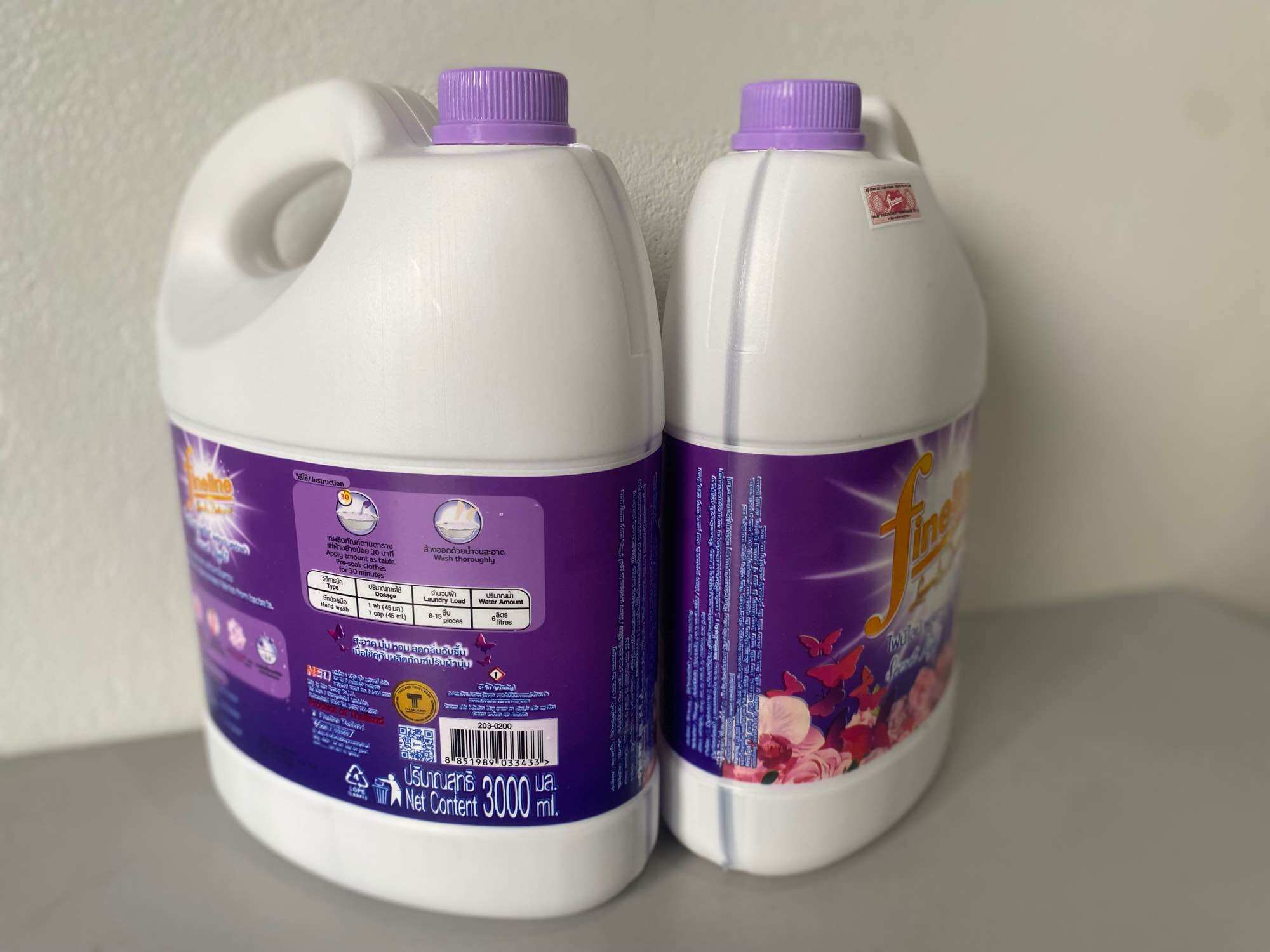 ( Combo 2 )Nước Giặt Fineline Thái Lan Can 3000m