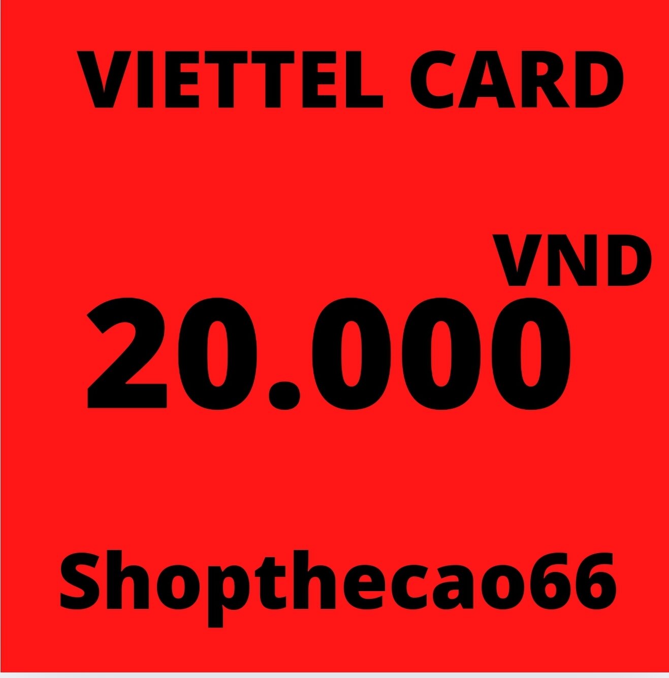 Viettel scratch card 20,000 VND