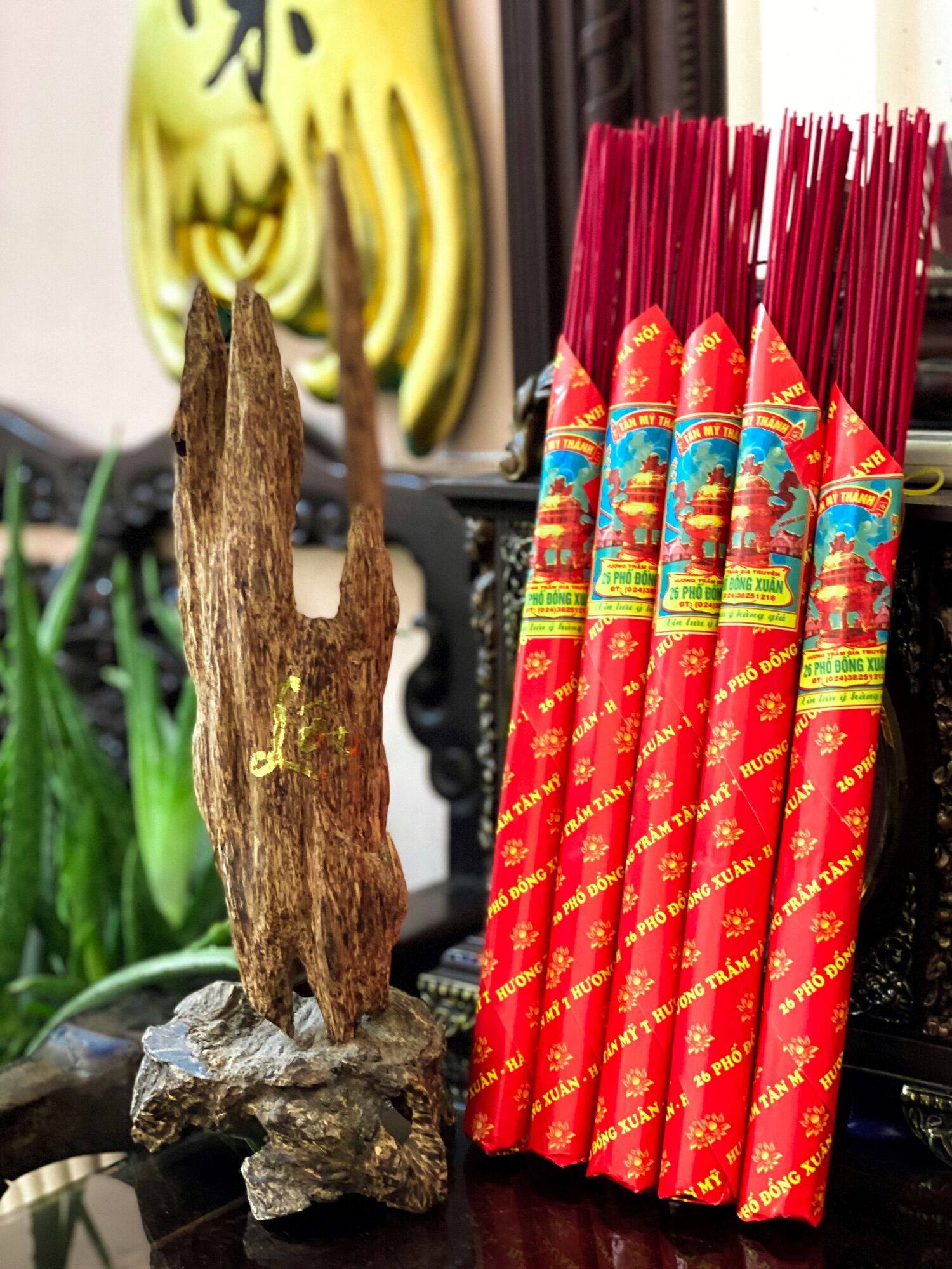 Hương trầm sạch truyền thống Tân Mỹ Thành
