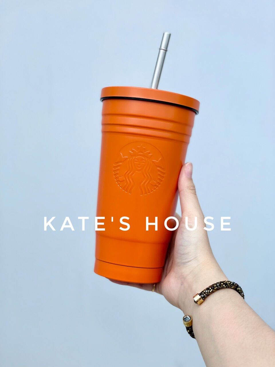Ly giữ nhiệt Starbucks logo khắc