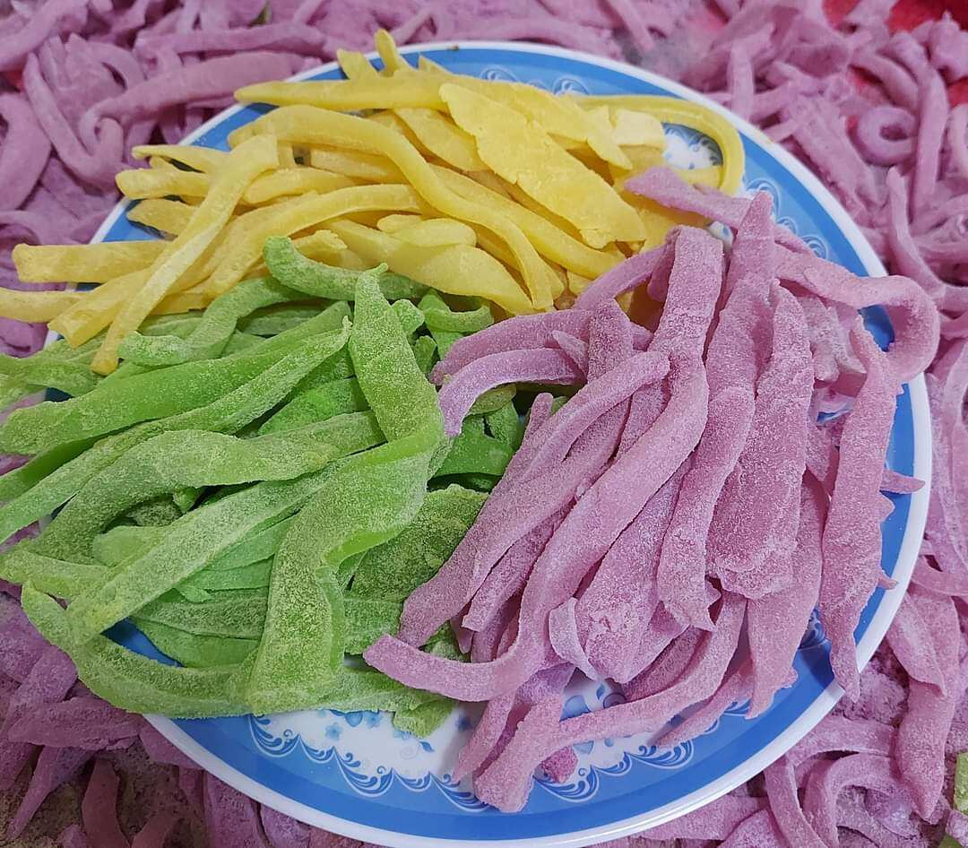 Mứt dừa non sợi mix đủ vị 500g (Mứt dừa non nhà làm)