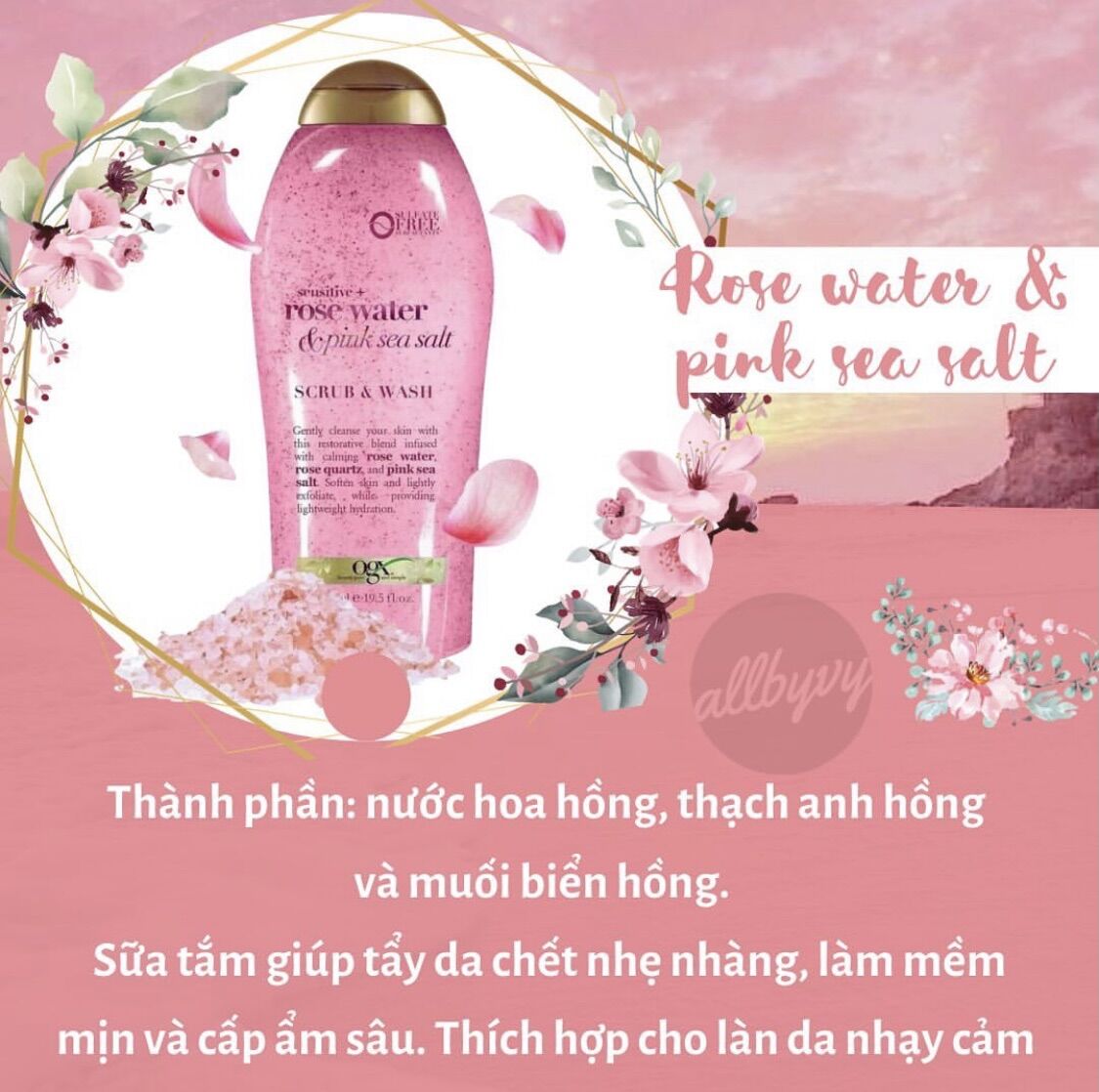 allbyvy| Sữa tắm OGX 577ml