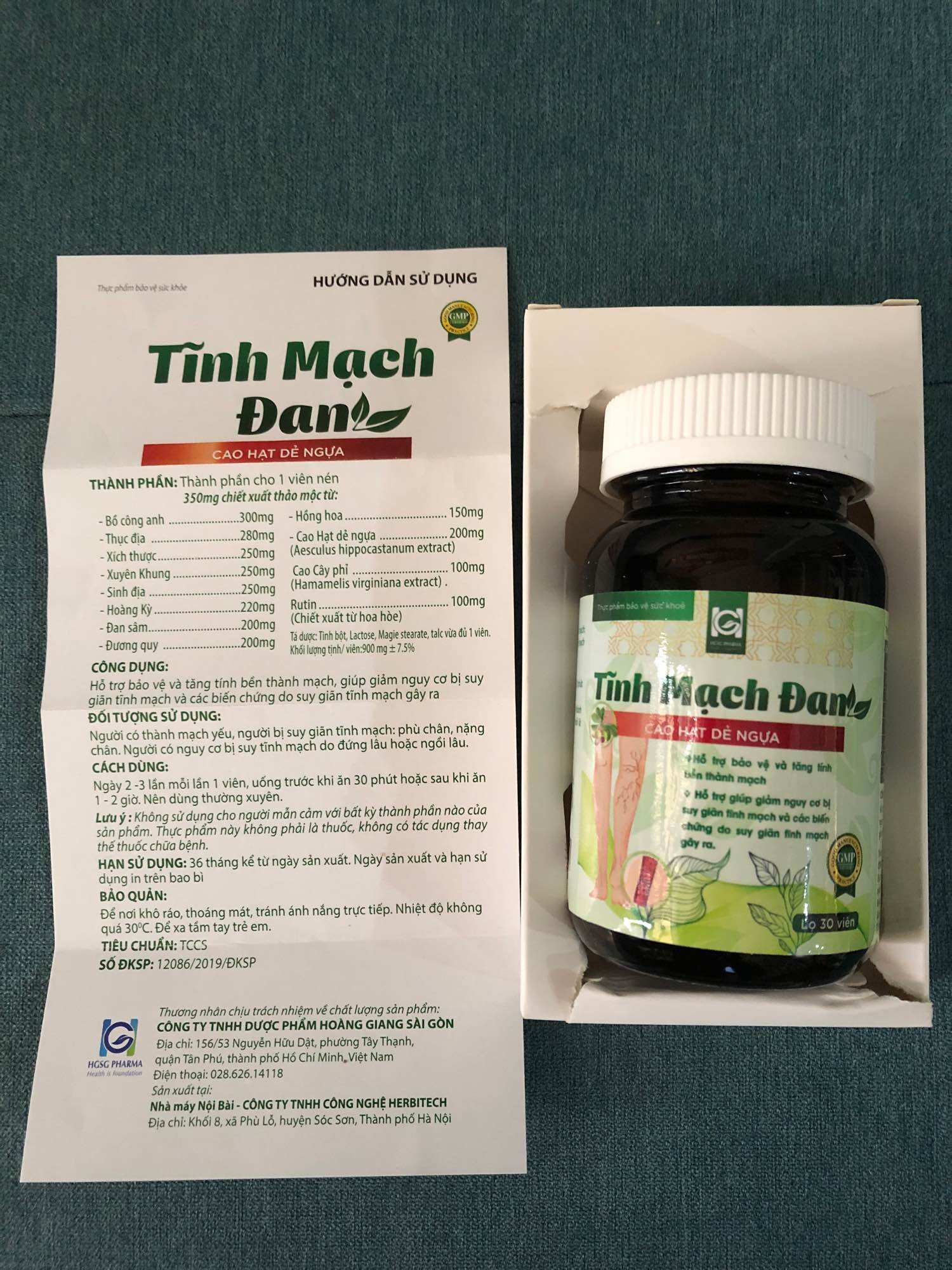 Viên Giảm Tĩnh Mạch Đan