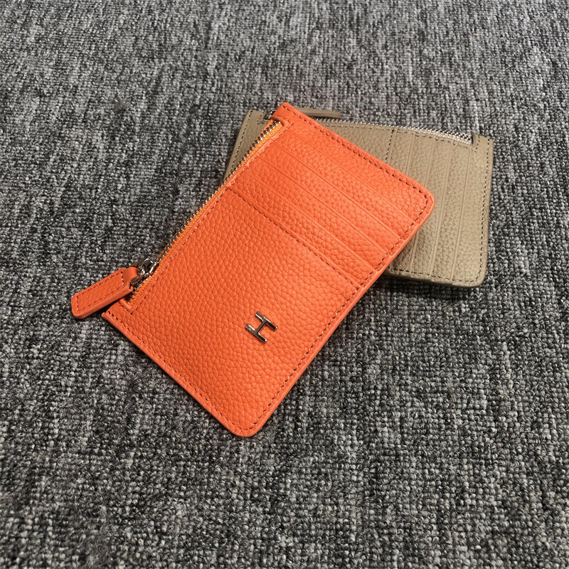 Ví Da Bò Lớp Trên Cùng Cho Nữ Ví Đựng Tiền Xu Mỏng Giá Trị Siêu Hợp Lý Ví Đựng Thẻ Cầm Tay Phong Cách Hàn Quốc