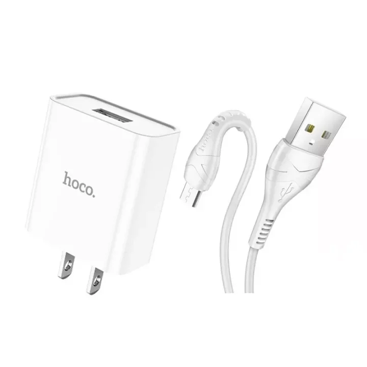 Bộ sạc Hoco c81 micro usb sạc nhanh 2.1A kèm cáp