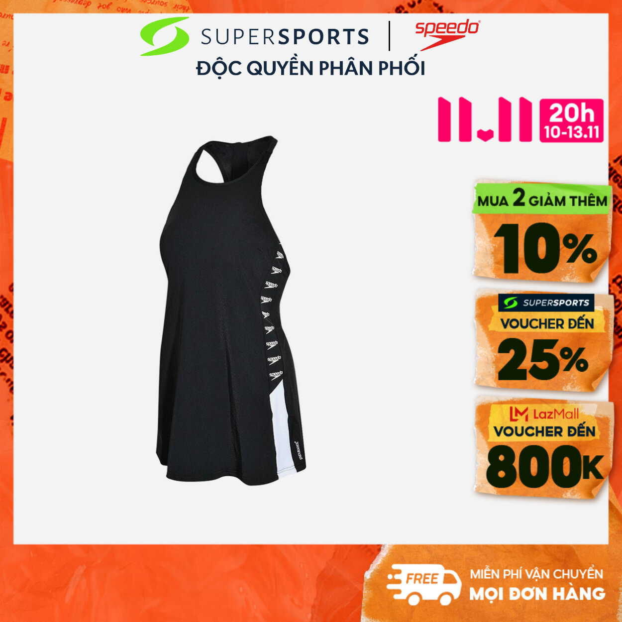 [MUA 2 GIẢM THÊM 10%] - Đầm bơi nữ SPEEDO Boom Logo SPL AF8-129373503