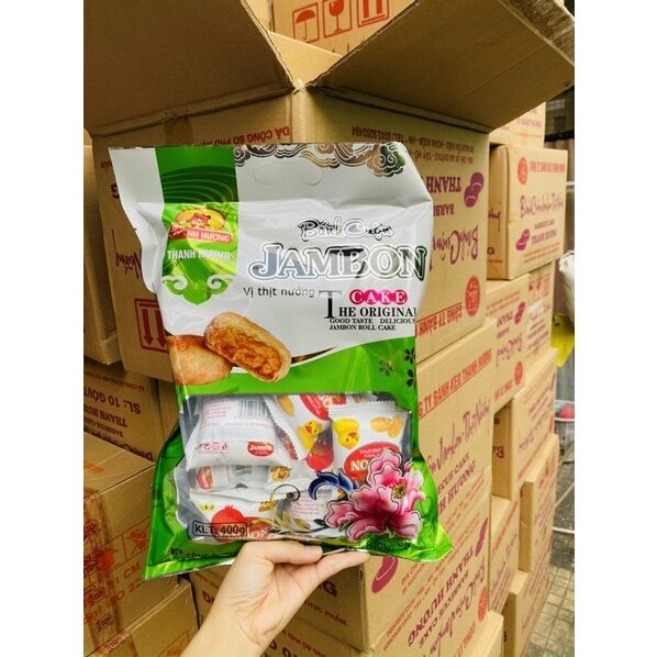 Bánh cuộn jambon vị thit nướng thanh hương