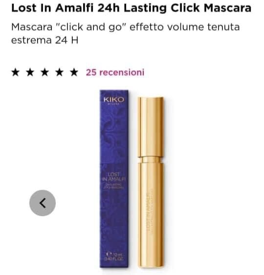 Mascara KiKo LOST IN AMALFI 24H