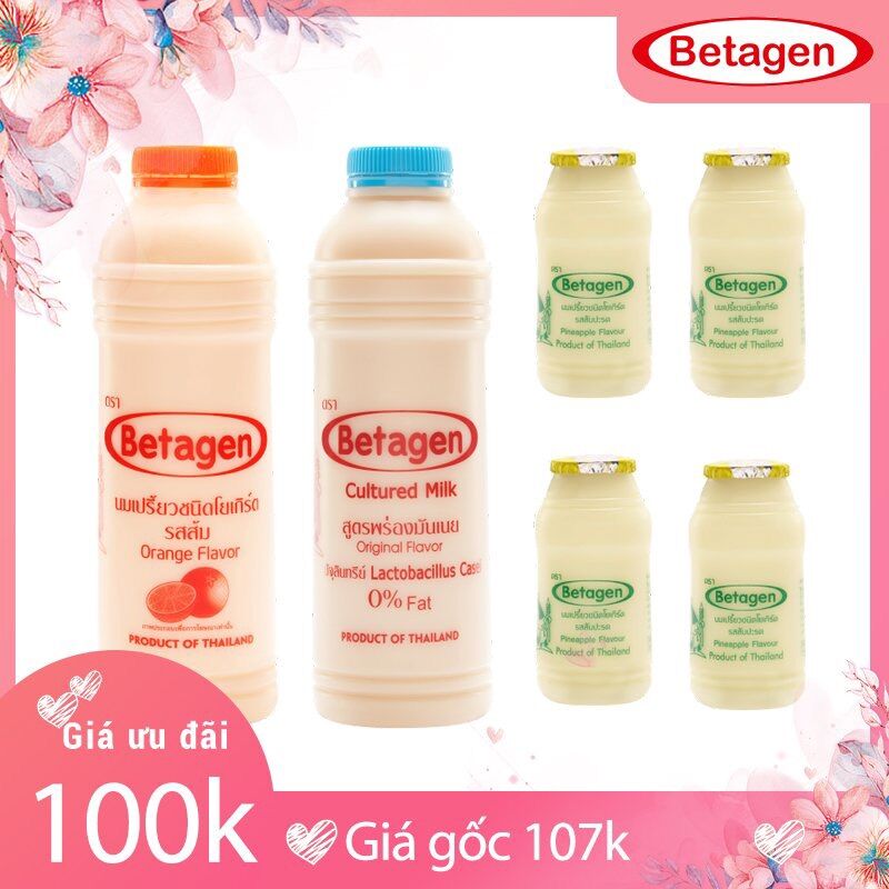 [HCM]Combo sữa  chua Betagen