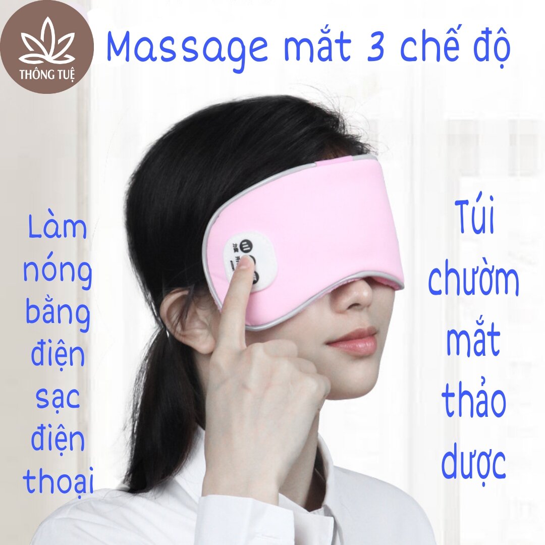 Túi chườm mắt thảo dược - massage mắt, giảm nhức mỏi thâm quầng mắt
