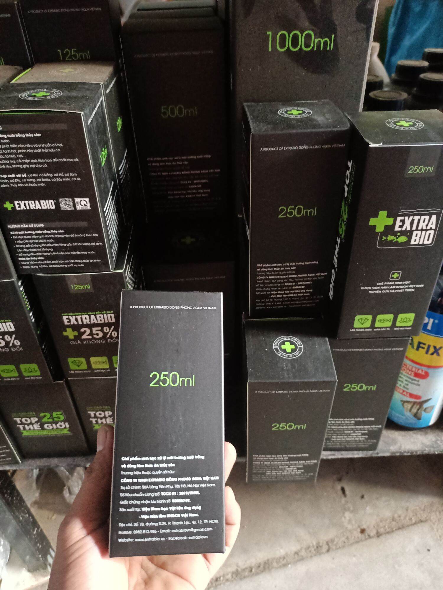 EXTRABIO , VI SINH EXTRABIO LÀM TRONG NƯỚC ( CHAI 250 ML )