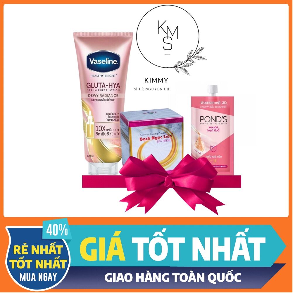 Combo kem siêu tẩy bạch ngọc liên