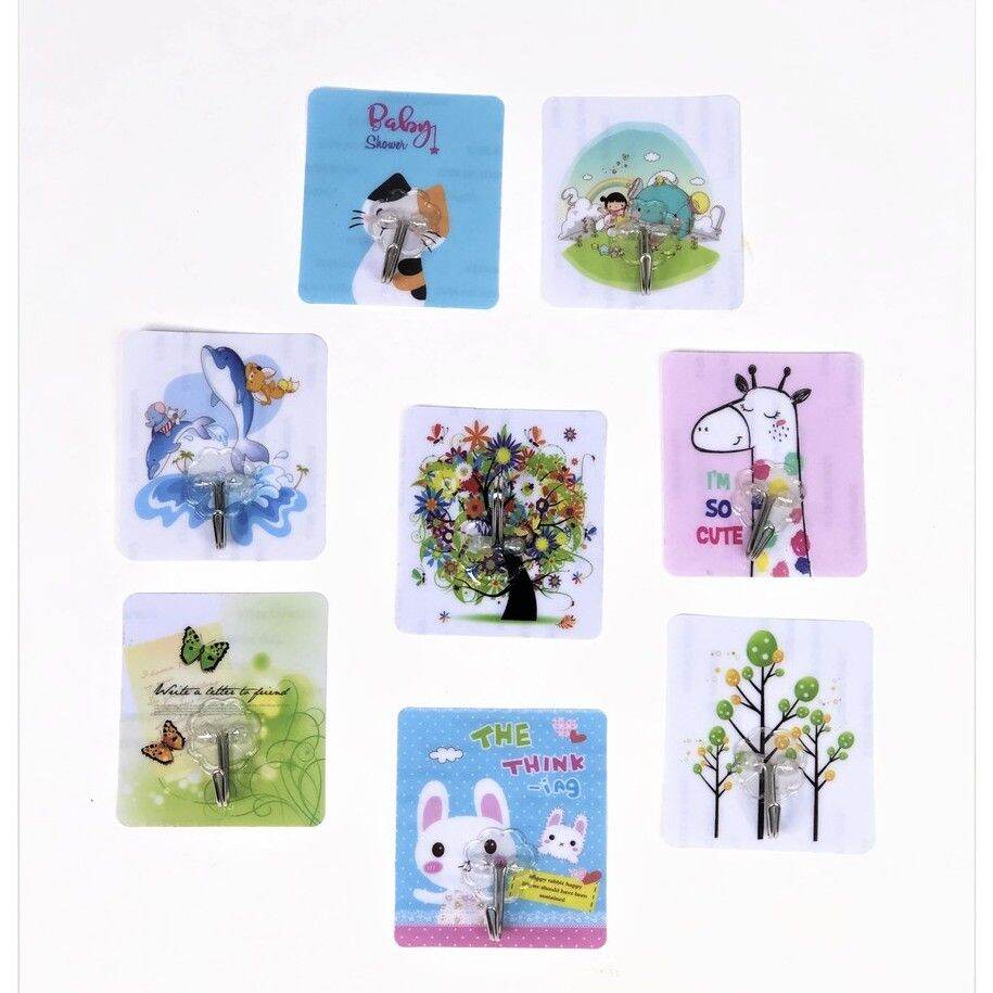 MÓC DÁN TƯỜNG 3D SIÊU CUTE SIÊU BÁM DÍNH CAO CẤP