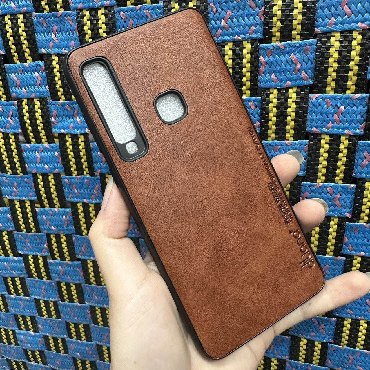 Case ốp lưng Samsung A9 2018 dẻo kiểu da mềm mịn ôm máy