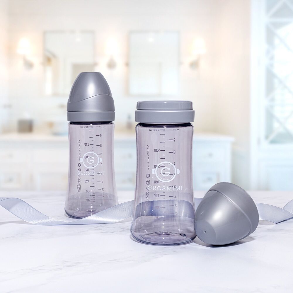 Bình sữa GROSMIMI PPSU 200ml/ 300ml Dark Series (tách lẻ 1 bình ko hộp)