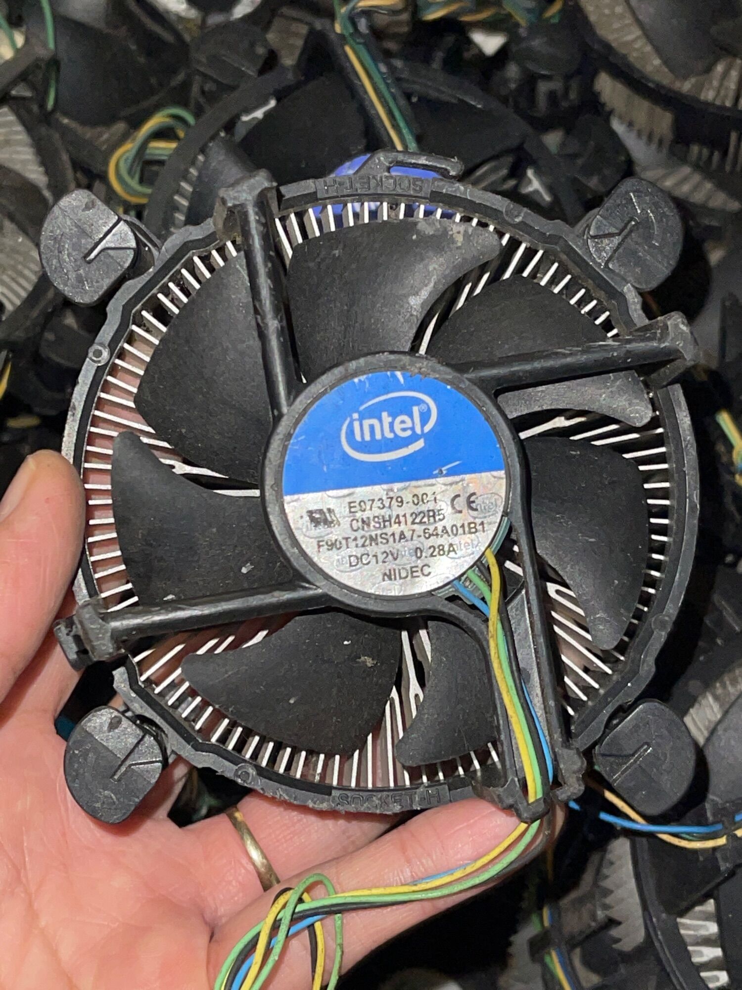 Quạt fan tản nhiệt cpu intel socket 115x cho main h55 h61 h81