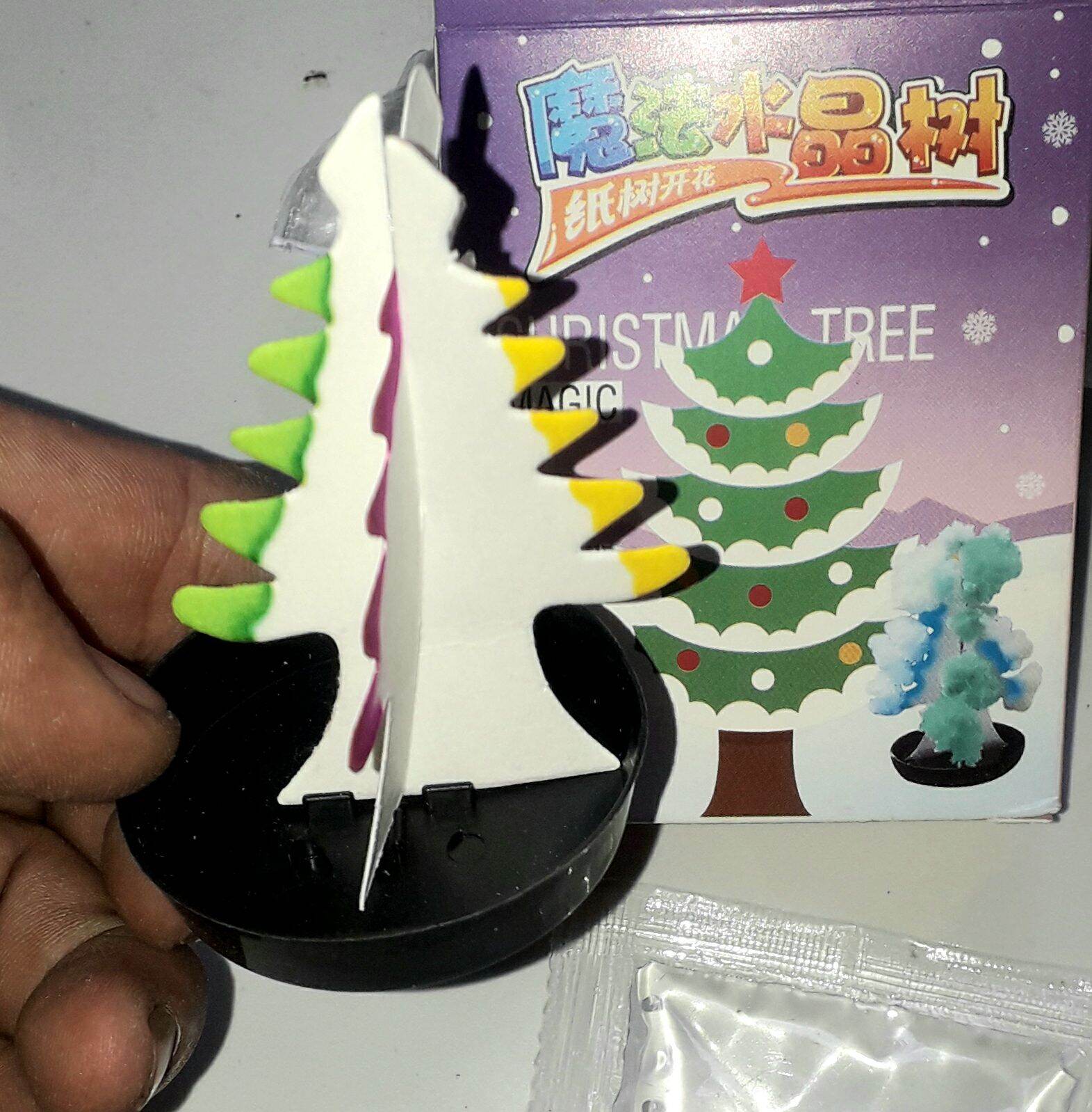 Tuổi thơ_Trò chơi khoa hoc_Một bộ cây thông NoEl hoặc Xương Rồng bằng giấy nở hoa