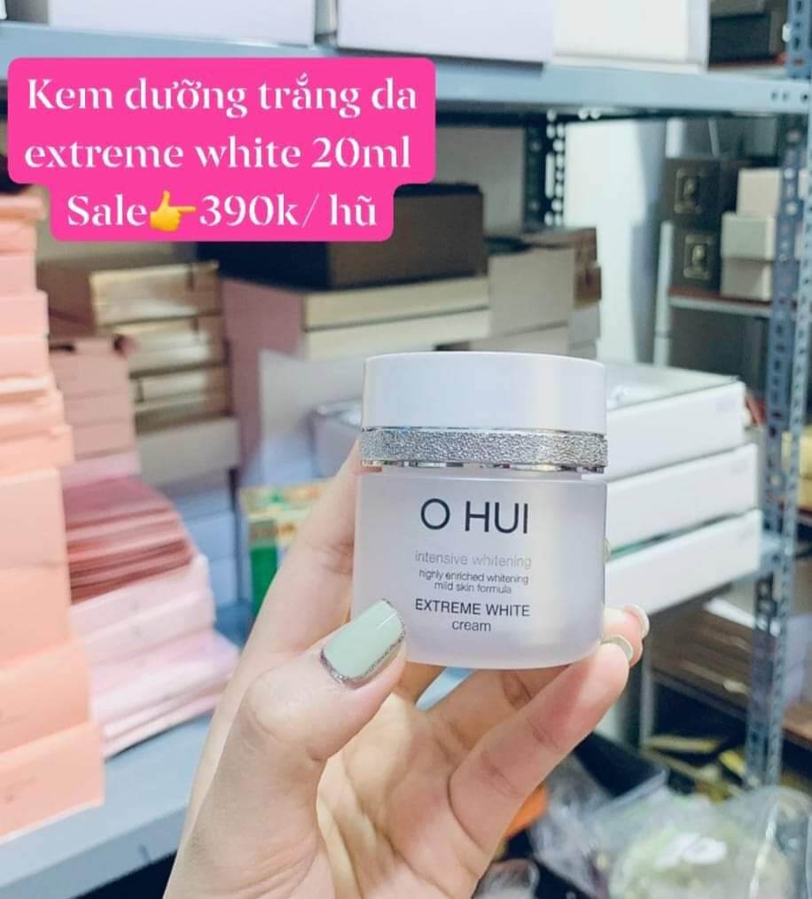 Kem dưỡng trắng da extreme white ohui 20ml