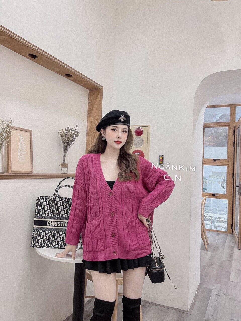 013. ÁO KHOÁC NỮ/ ÁO LEN CARDIGAN BASIC SIÊU HOT