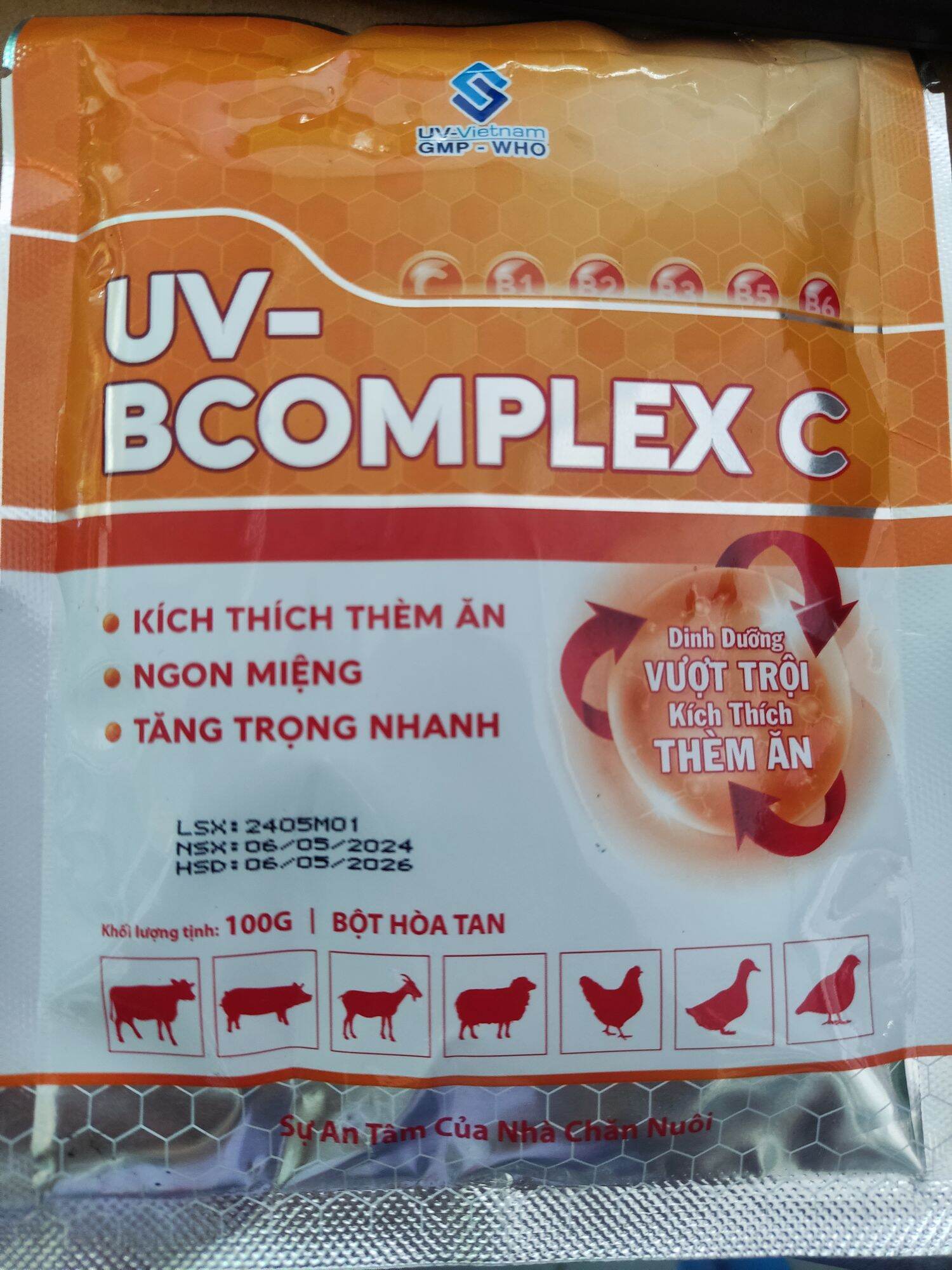 Bcomplex C gói 100g